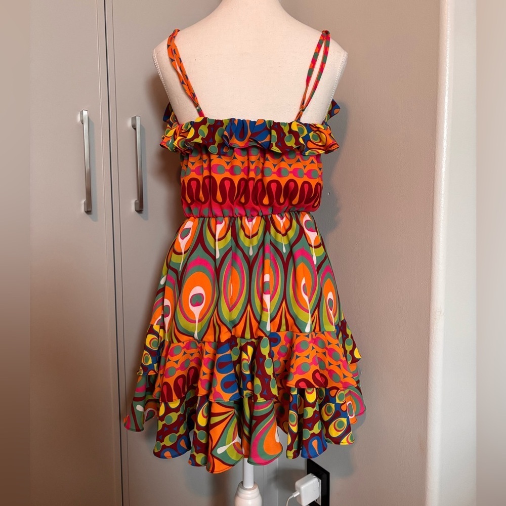 Alexis Multicolour Mini Dress - Picture 3 of 10